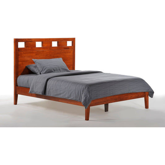 Night And Day Full Tamarind Bed (P Series) in cherry finish Cherry TAM-PH-FUL-CH-COM