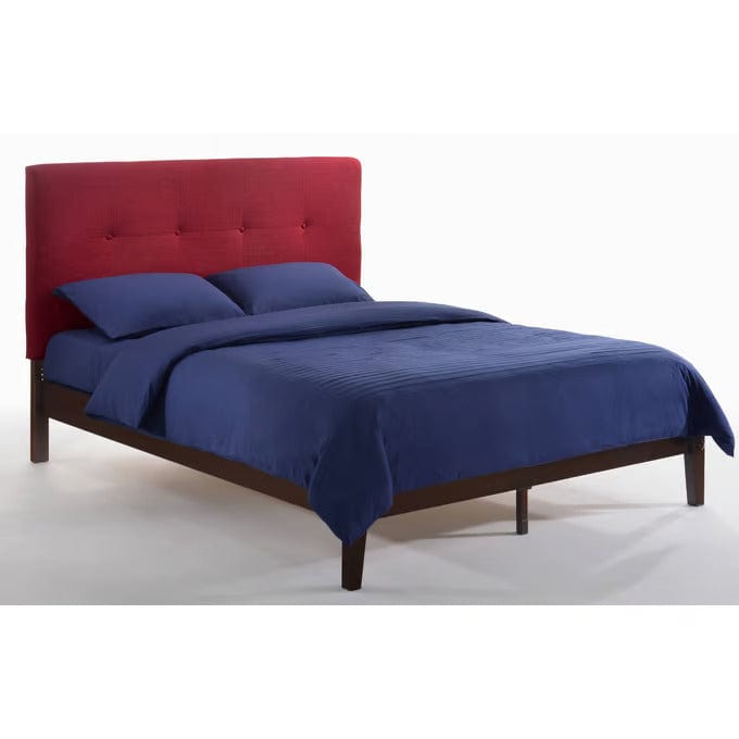 Night And Day Paprika Twin Bed in Red with Chocolate Finish Frame (P Series) Chocolate PAP-PH-TWN-RD-COM-P-CHO