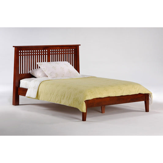 Night And Day Queen Solstice Bed in cherry finish (P Series) Cherry SOL-PH-QEN-CH-COM