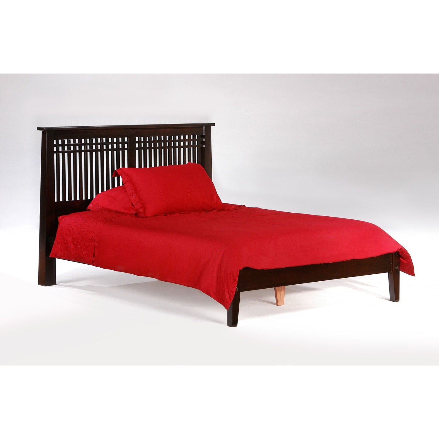 Night And Day Twin Solstice Bed in cherry finish (P Series) Chocolate SOL-PH-TWN-CHO-COM